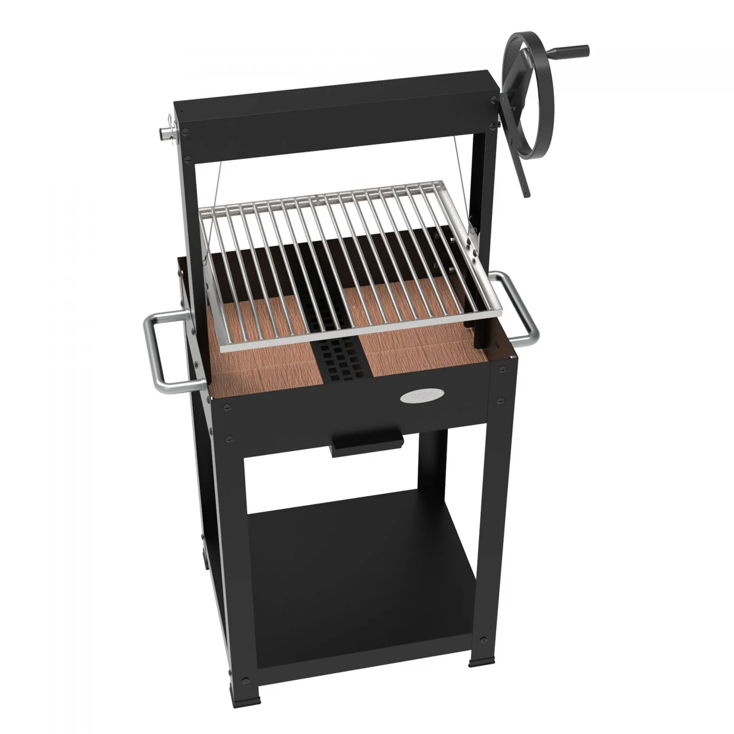 Grill węglowy i drewniany Duramax z klockami Imor