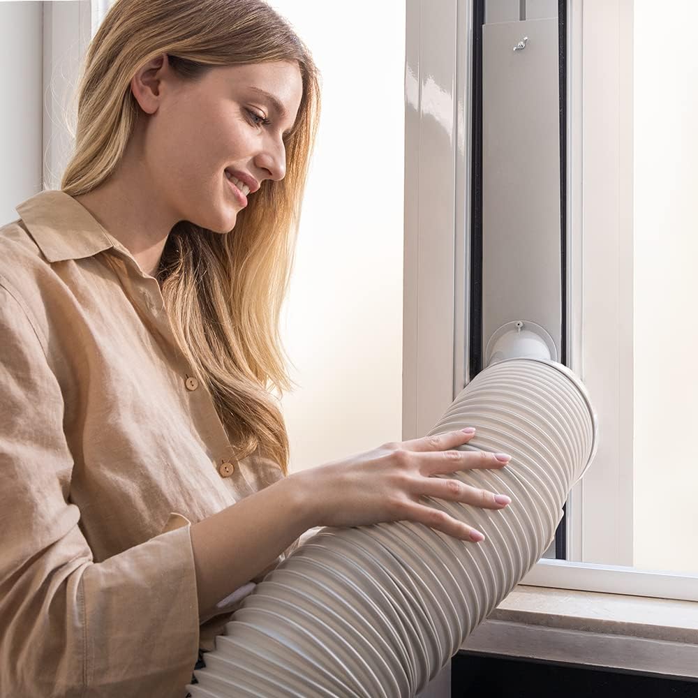 Cecotec Tragbare Klimaanlage mit Fernbedienung ForceClima 7100 Soundlos. 7000 BTU, Soundless Technology, LED -Bildschirm, 4 Modi, 2 Geschwindigkeiten, Abdeckung von bis zu 15 m2