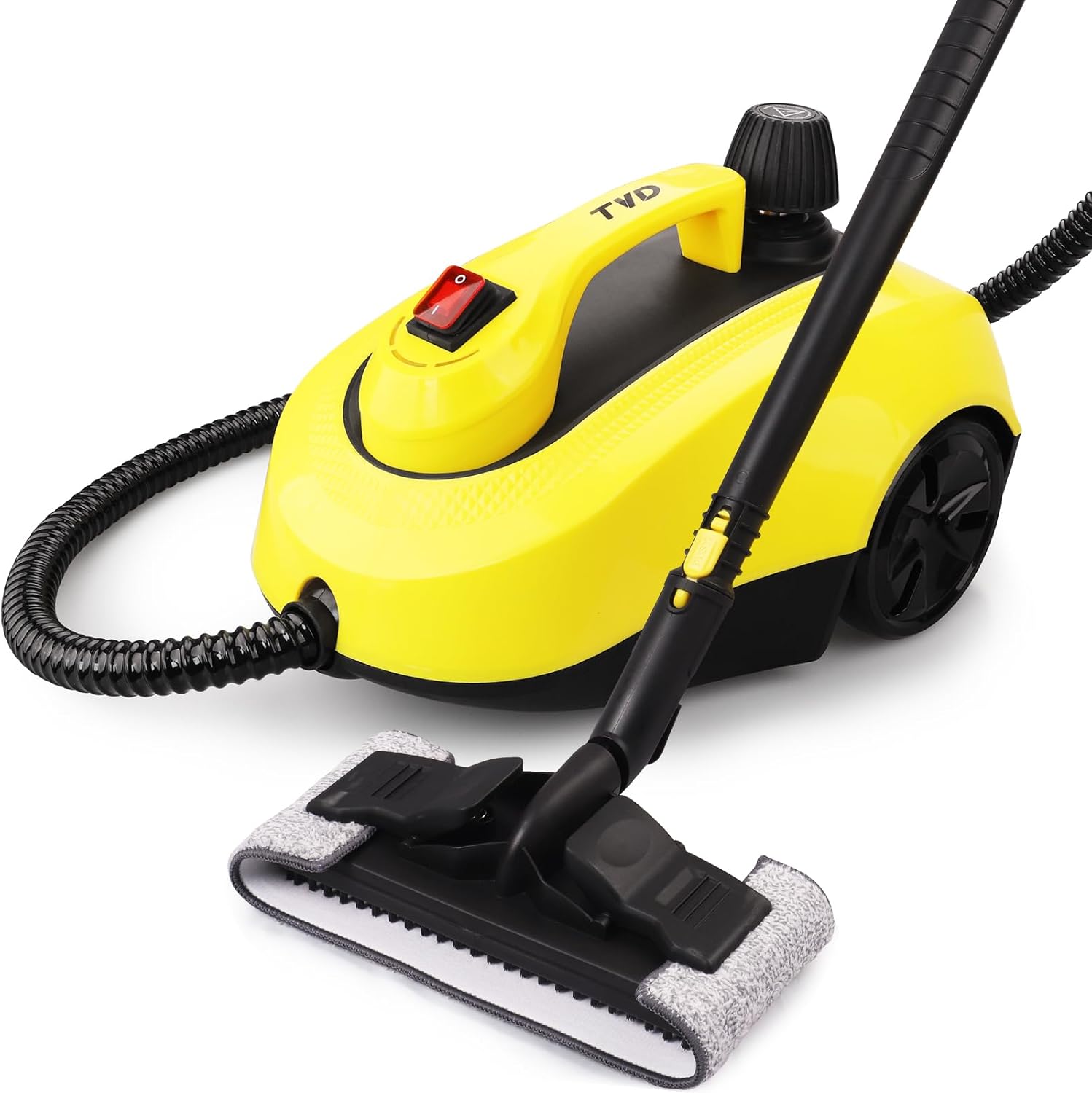 TVD Dampfreiniger, Polstermöbelreiniger, Dampfreiniger mit 5 m extra langem Netzkabel für Bodendampfer, Ofen, Teppich, Sofa, Polster, Bettwanzen.