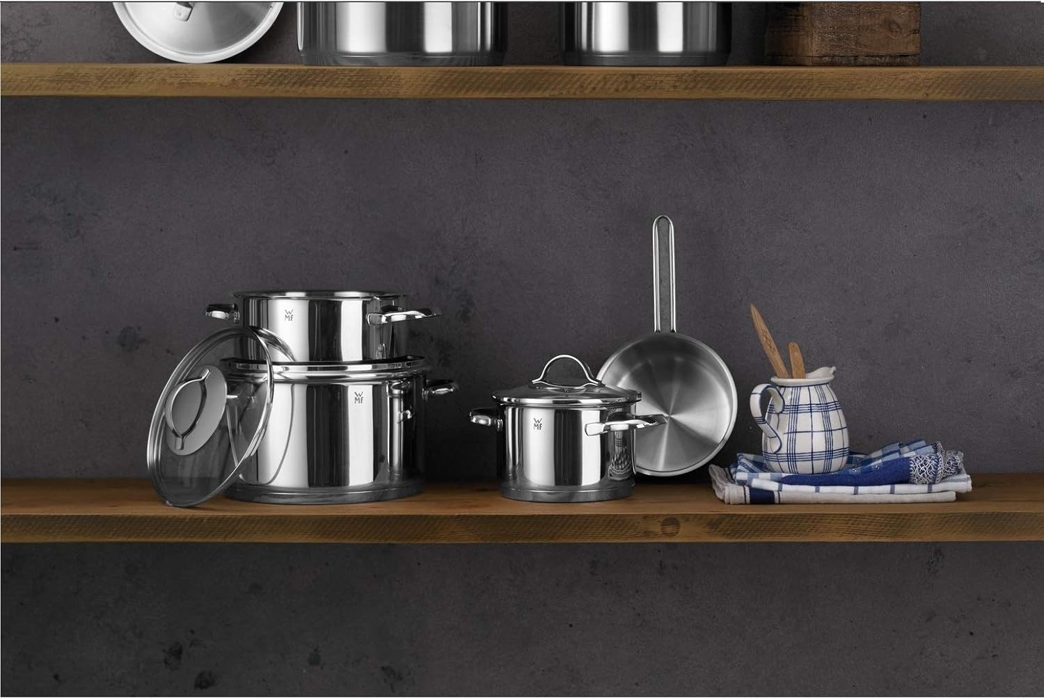 WMF Kult X Doppel- Induktionskochfeld 2 Platten, Kochplatte bis 28 cm, 2 Kochzonen, 8 Stufen, Topferkennung,Touch-Display, Glaskeramik, Timer-Funktion, 3500 W