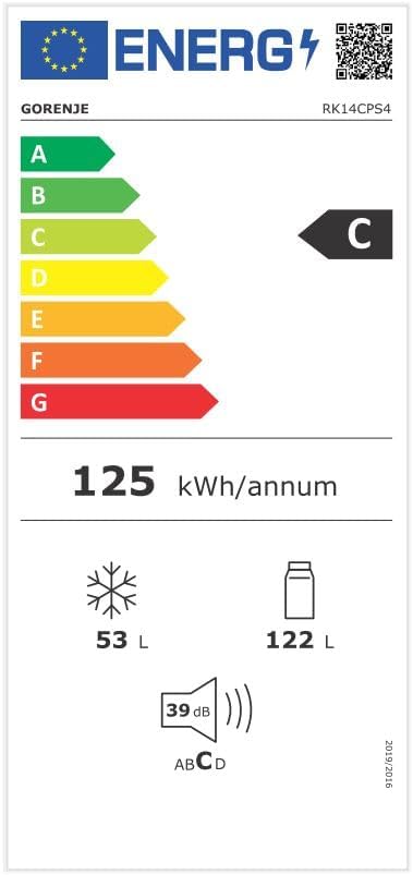 Gorenje R 4142 PW Kühlschrank/ Höhe 143,4 cm/ 242 L / LED Beleuchtung, Weiß