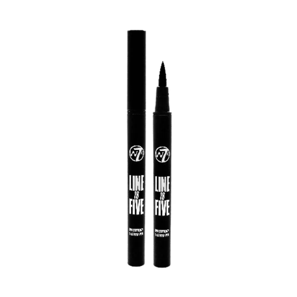 W7 Line To Five Waterproof Eyeliner Pen a?? Black