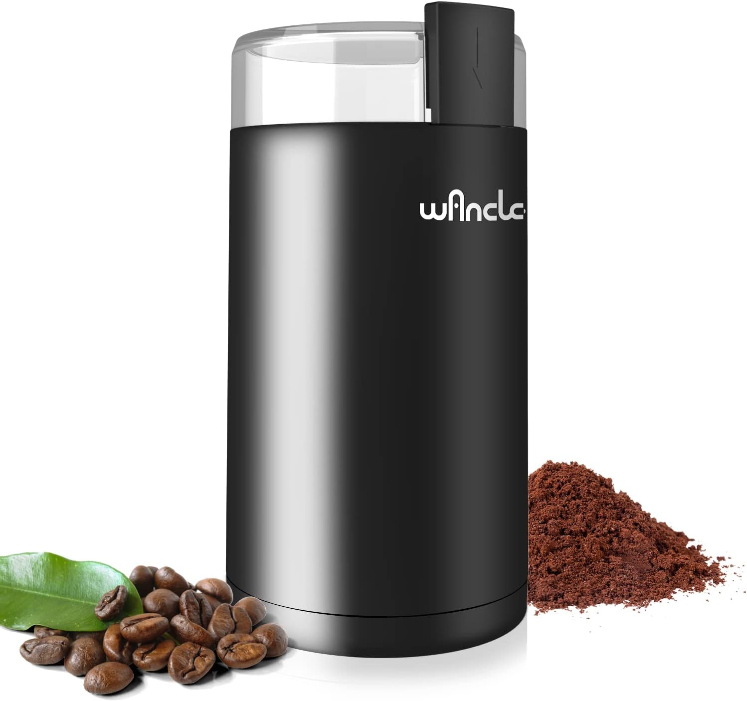 Wancle Elektrische Koffiemolen, Stilte Kruidenmolen, One-Touch Koffiemolen voor Bonen