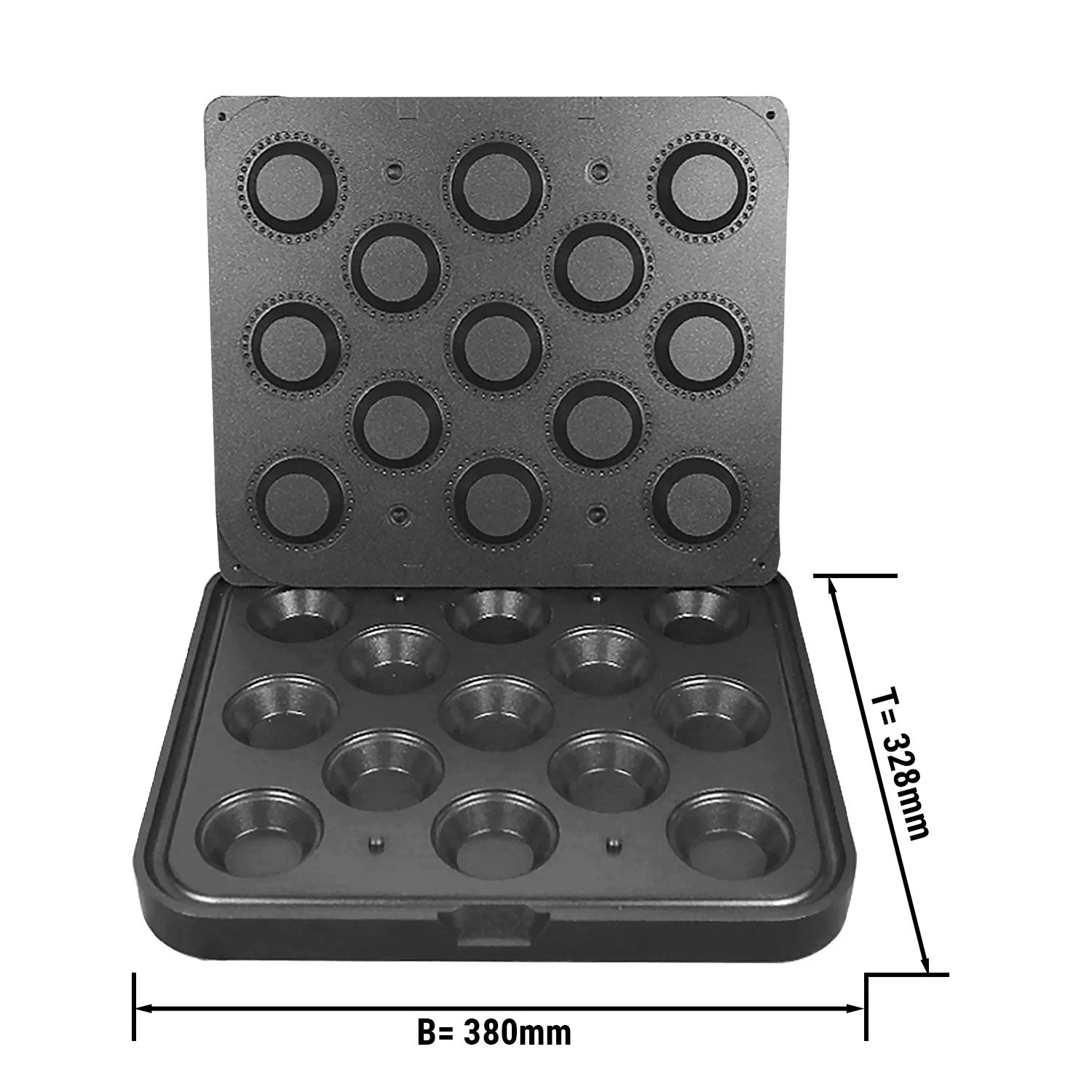 Plater til tartelettmaskin TMNP - tartelettform: rund - ? 69 mm - for 13 tartelett