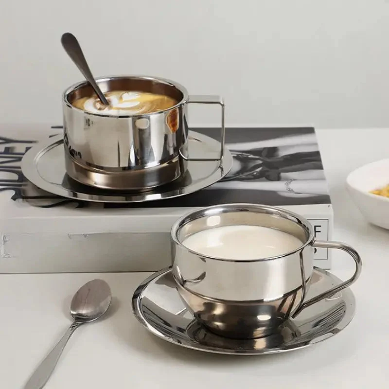 Edelstahl-Kaffeeset