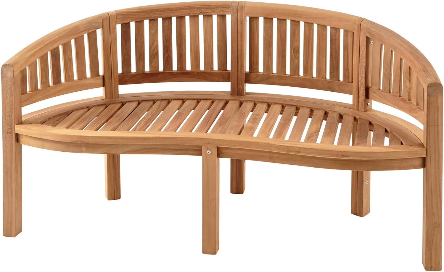 riess-ambiente.de Massive Gartenbank XXL Empire Teak 150cm Natur Teakholz
