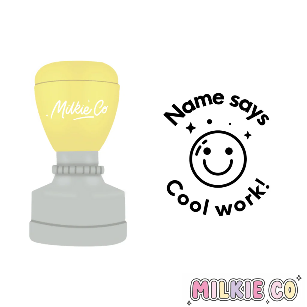 'Cool work' Stamp