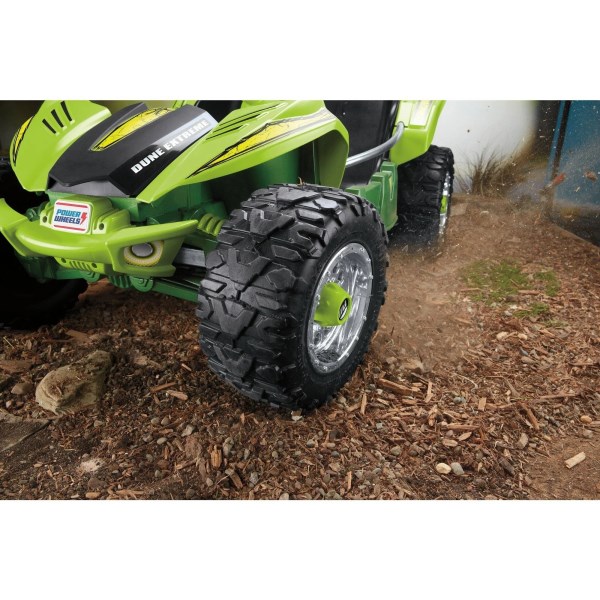 12V Power Wheels Dune Racer Extreme Battery-Powered Ride-On, Green