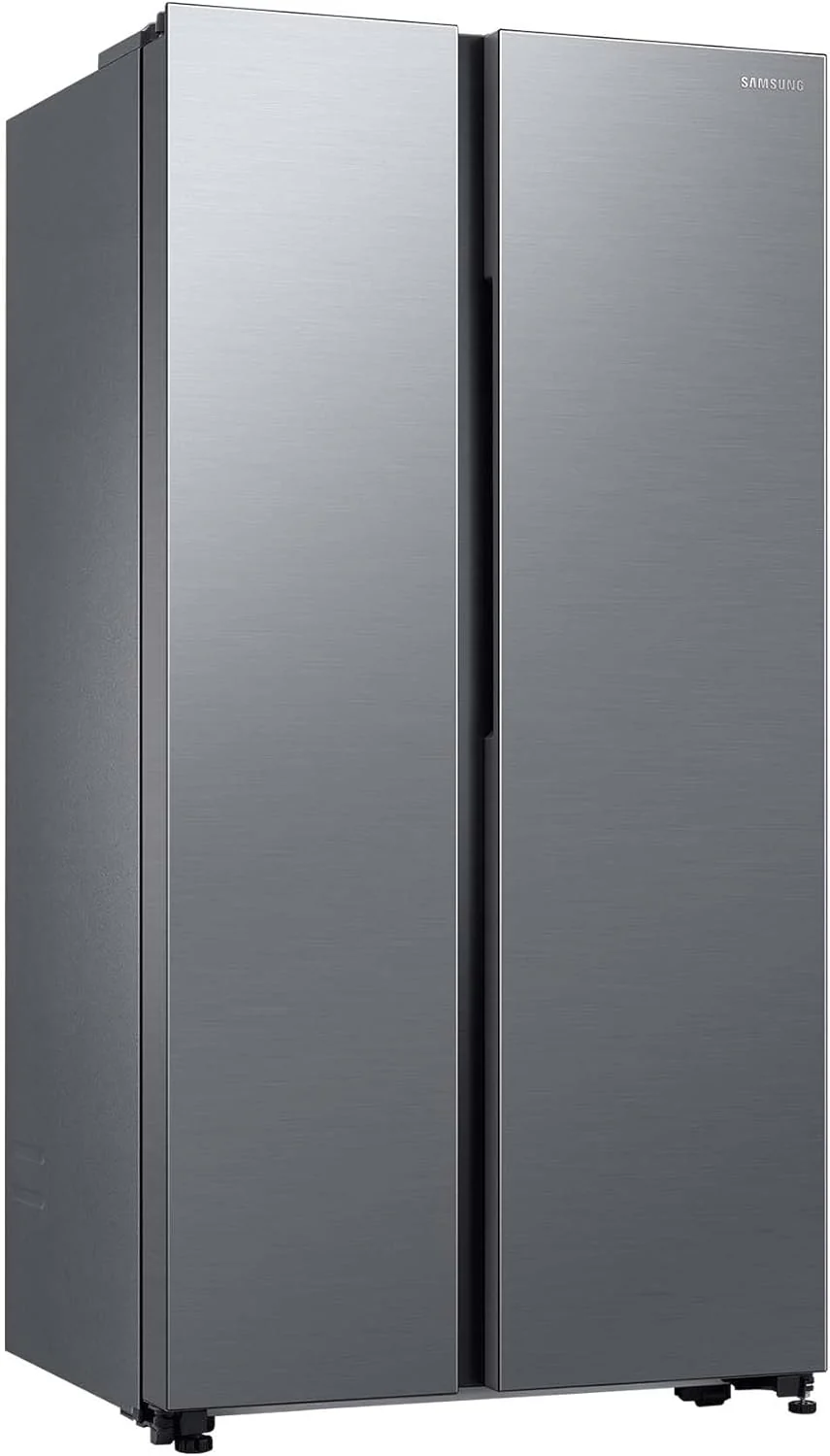 Samsung RS64DG53R3B1EF Amerikaanse koelkast, 178 cm, 628 l, SmartThings AI Energy Mode, ijs- en waterdispenser, Slim Ice Maker, Premium Black Steel