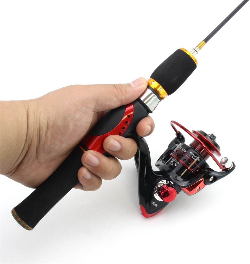 Saison Angelset 67cm Eisrute Boot Angeln Floß Angelausrüstung Kombination