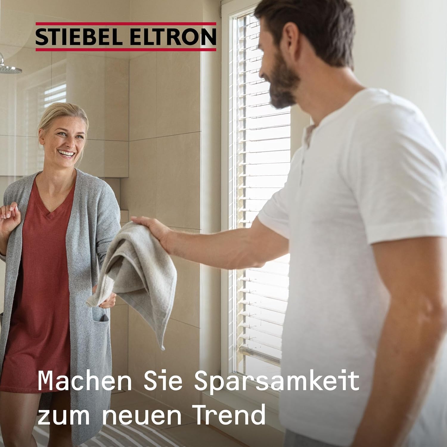 STIEBEL ELTRON Neueste Generation Elektronischer Durchlauferhitzer DHB 27 ST Trend, besonders energiesparend dank 3i-Technologie, gradgenaue Temperaturwahl, 204203