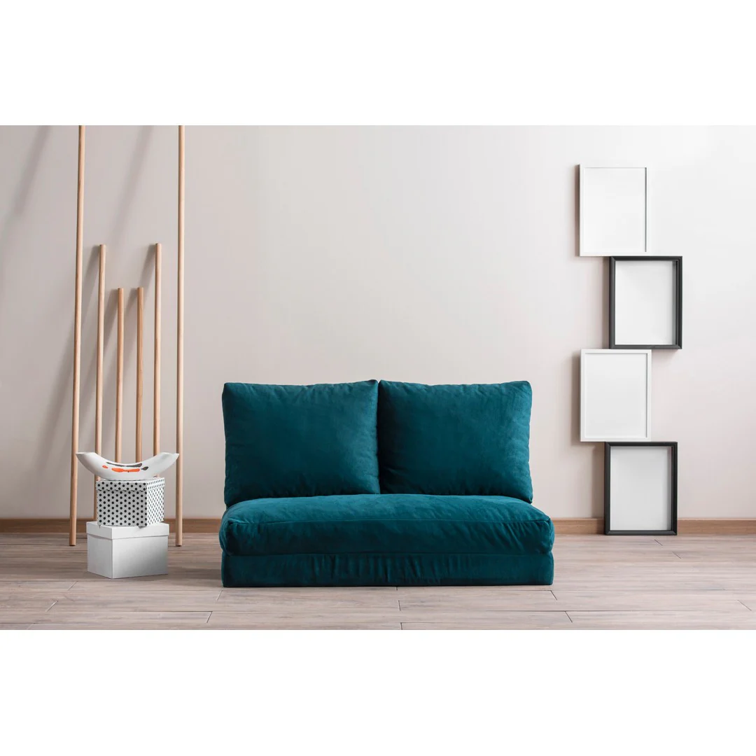 Taida Bettsofa - Petrolgrün