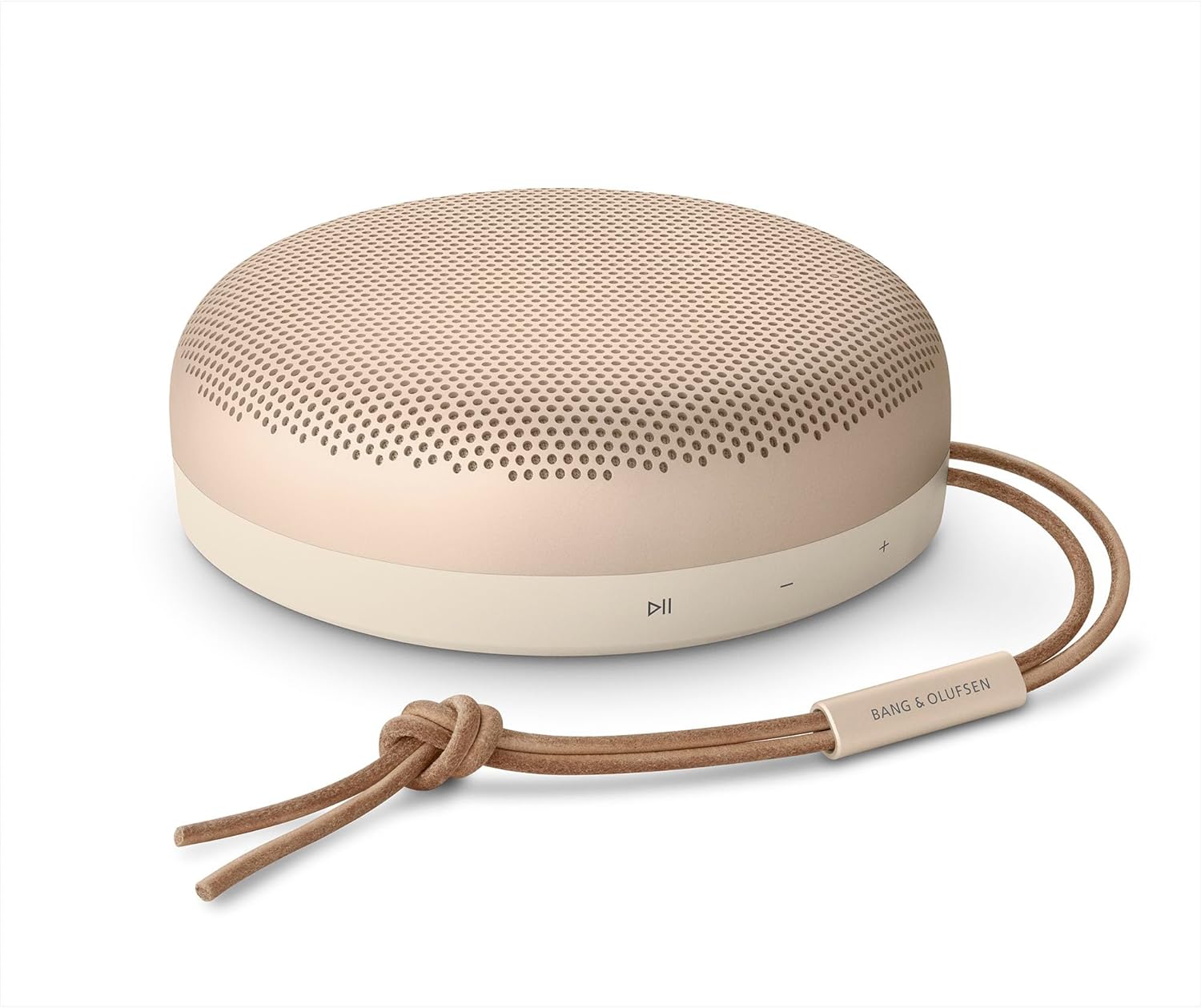 Bang & Olufsen Beosound A1 (2. Gen) – Kabelloser tragbarer IP67 wasserdichter Bluetooth-Lautsprecher mit 360-Grad-Sound, Alexa Voice Assistant & Speakerphone, 18 h Akkulaufzeit - Black Anthracite