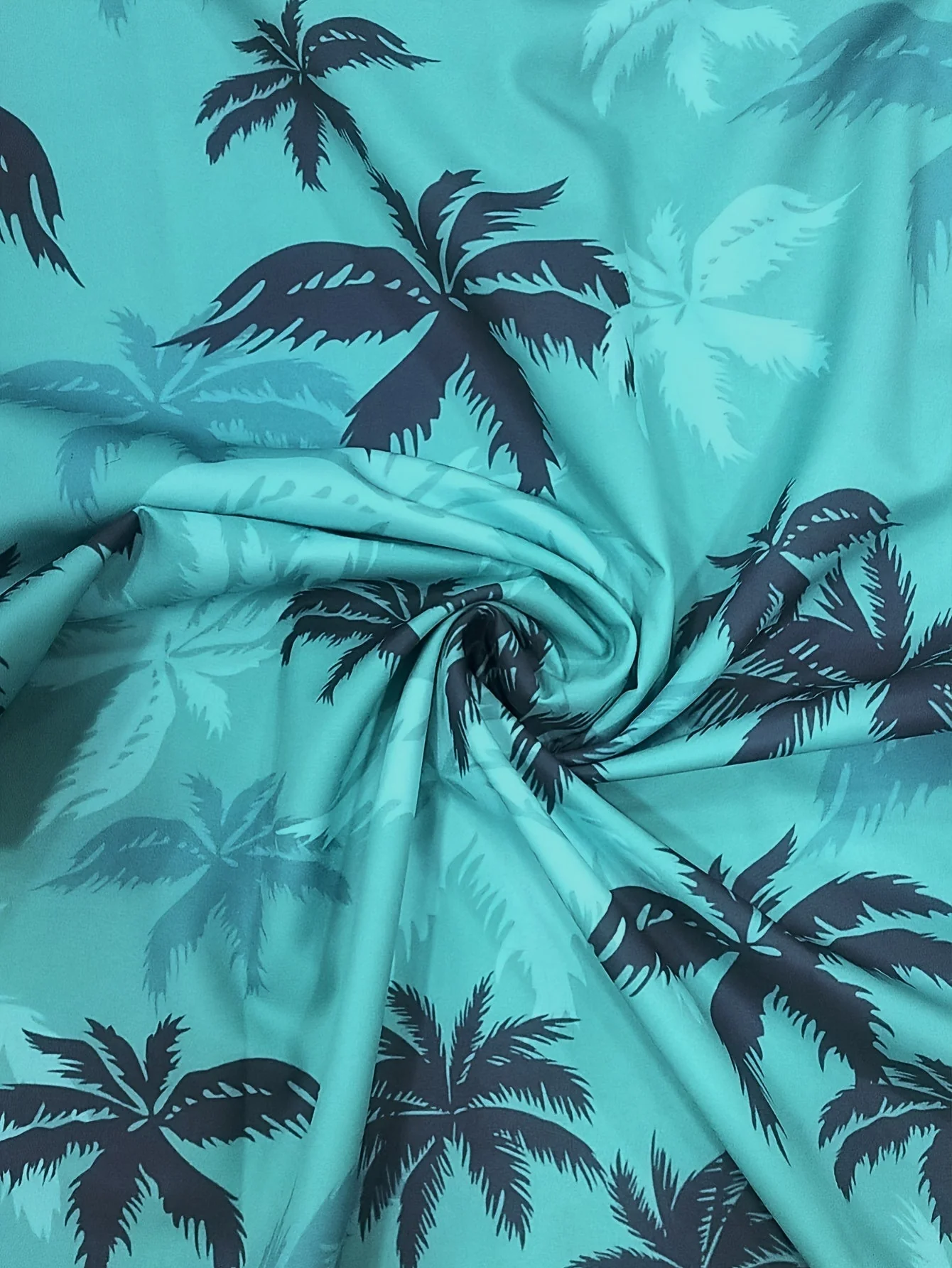 Herren Hemd mit Palmenprint �C L?ssiger & Atmungsaktiver Sommerstil