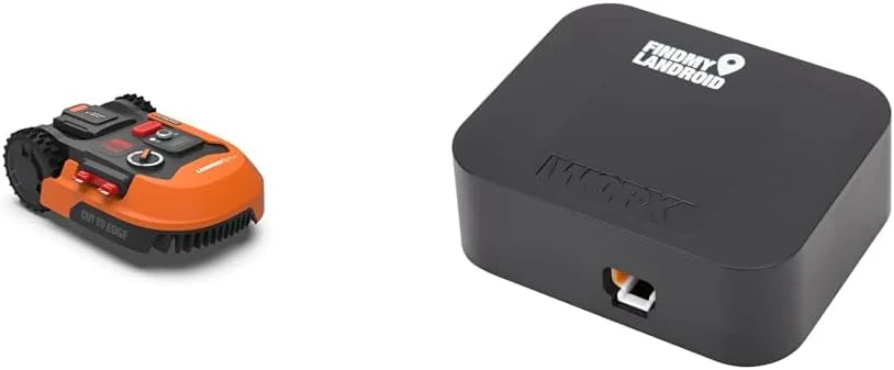 WORX Landroid M WR141E robotmaaier/accugrasmaaier voor kleine tuinen tot 500 m2/zelfrijdende grasmaaier voor een nette gazonsnit, veelkleurig