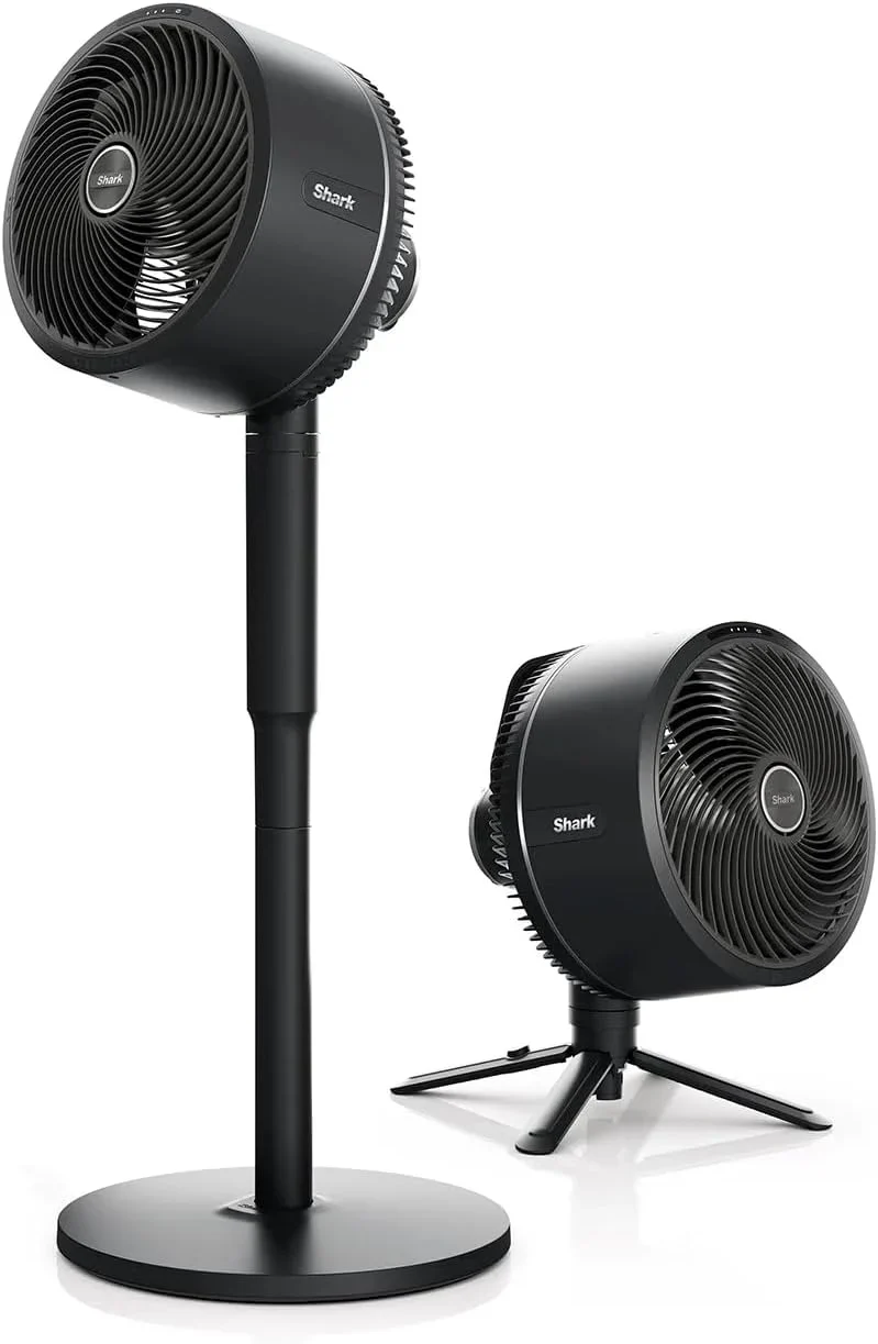 Shark FlexBreeze 2-in-1-Ventilator mit hoher Geschwindigkeit, Hybrid-Ventilator mit Kabel und kabellos, für den Innen- und Außenbereich, mit Fernbedienung, Neigung, verstellbar, UV-beständig und(modern