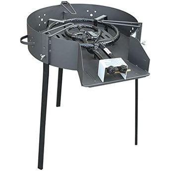 Flores Cortes – Grill okrągły z podstawami 500 mm. Do drewna i węgla drzewnego.