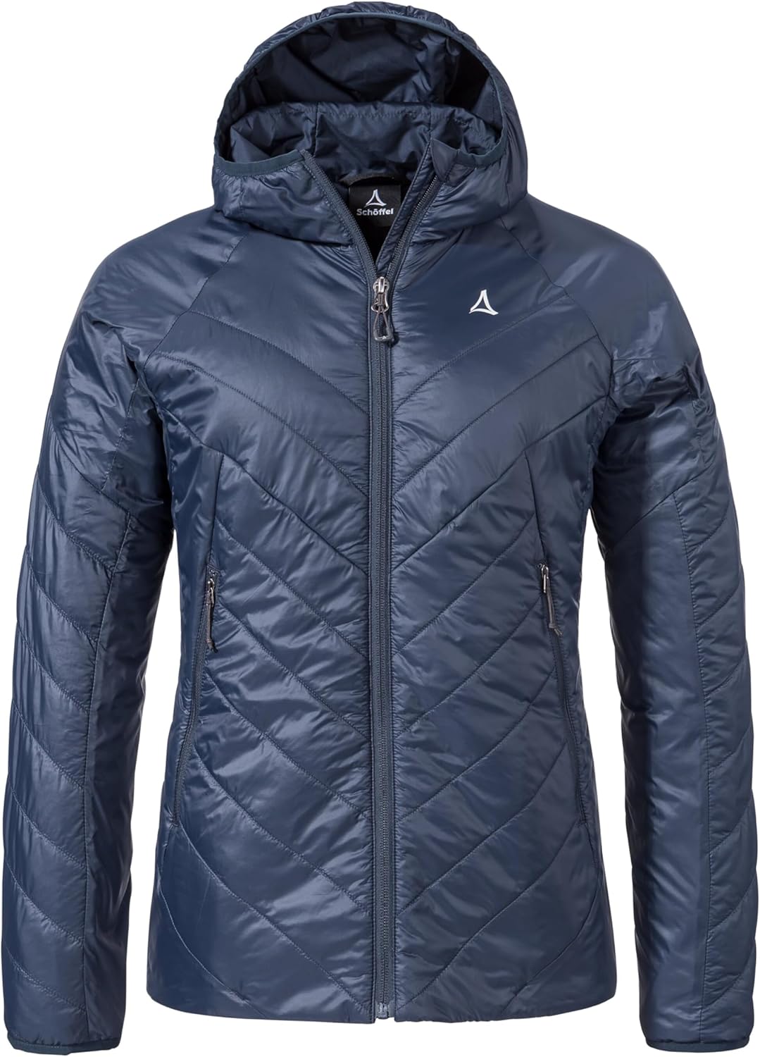 Schöffel Damen Ins Jacket Style Cascata WMS, leichte Steppjacke, Outdoorjacke mit nachhaltiger PrimaLoft Black Eco Wattierung, wasserabweisende Windjacke