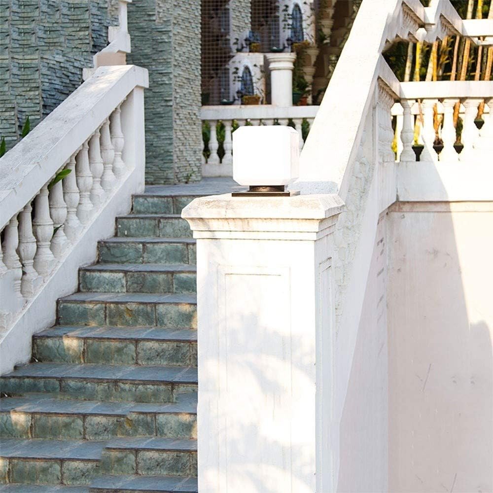 Wasserdichte, elegante Gartenlaterne und Terrassen-Stehlampe, aus Eisen, energieeffizient, so angetrieben, Landschaftsbeleuchtung und Veranda-Dekor