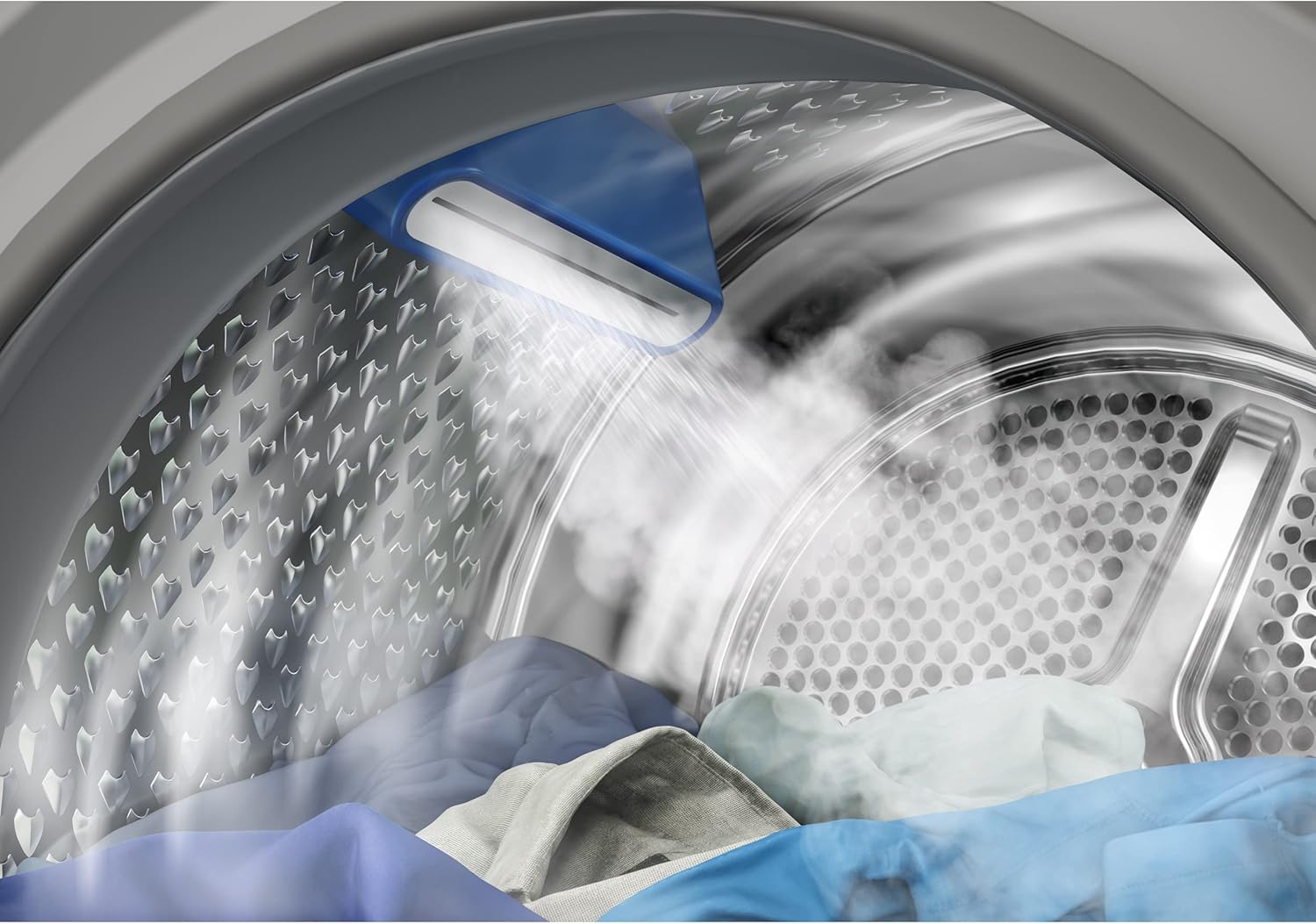 Beko WMC81464ST1 Waschmaschine, Bluetooth, 8 kg, ProSmart Inverter Motor, Dampffunktion, Pet Hair Removal, Watersafe+, Weiß