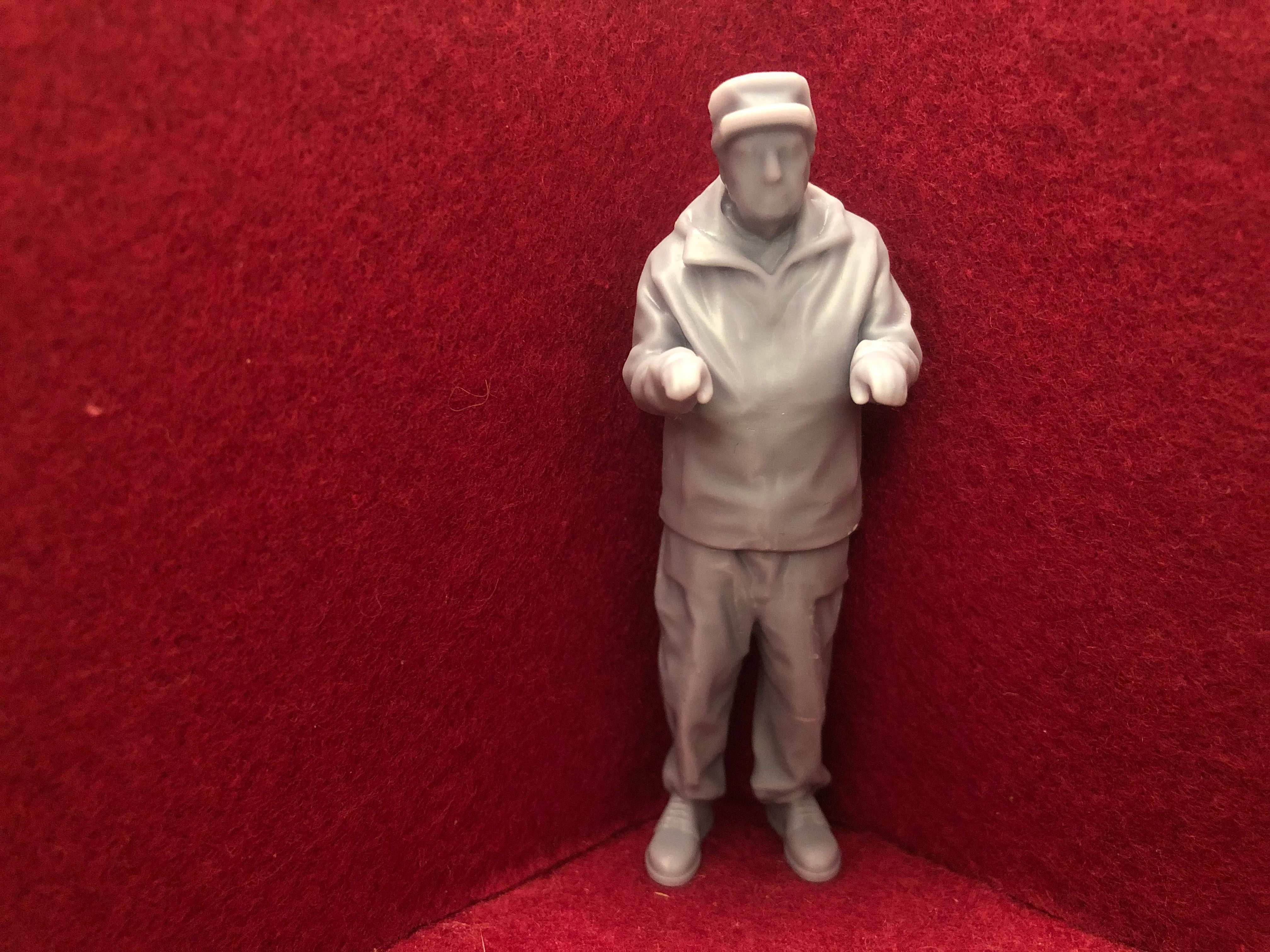 16mm figure  3D scan of a real person - MD038 1:19 scale & SM32