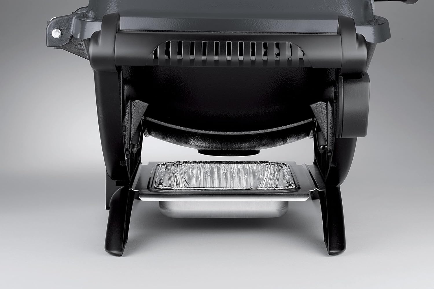 Weber Q1400 Elektrogrill, 43 x 32cm Grillfäche, portabler BBQ Grill, 2-geteilter porzellanemaillierter Guss-Grillrost, Aluminiumguss Deckel & Gehäuse - Dark Grey (52020079)