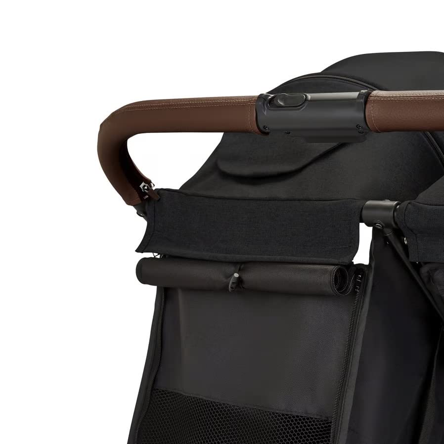 Ickle Bubba Passeggino doppio Venus Max   nero con manici marrone chiaro : Amazon.it: Prima infanzia