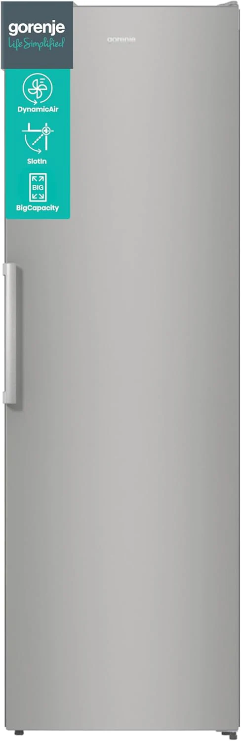 Gorenje R 619 DAXL6 Koelkast/AdaptTech/FreshZone/Snelkoelfunctie/Ventilatiekoelsysteem/LED Display/398l/185cm/EEK D/Roestvrij staal