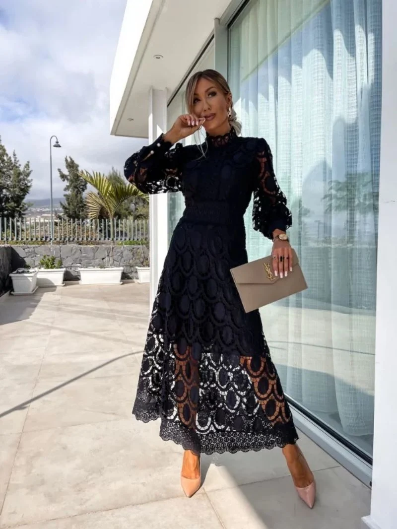 Elegantes Midi-Kleid f��r festliche Anl?sse