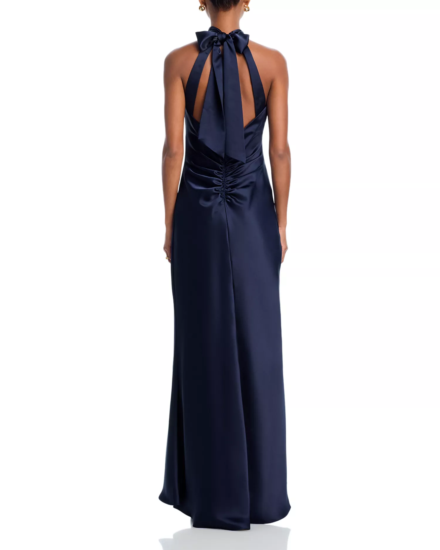 Aqua Women’s Sleeveless Satin Gown