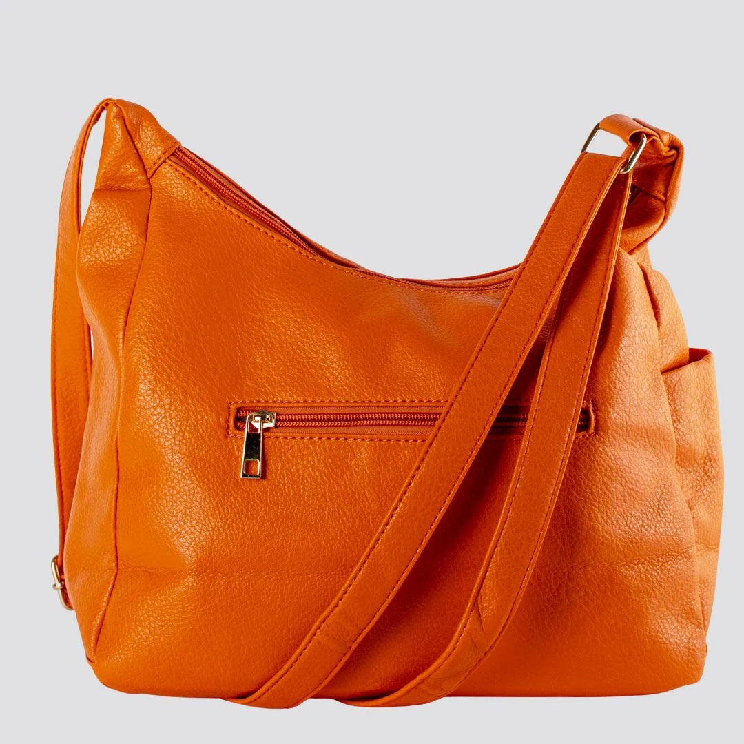 Ola Soft Crossbody Bag | Orange