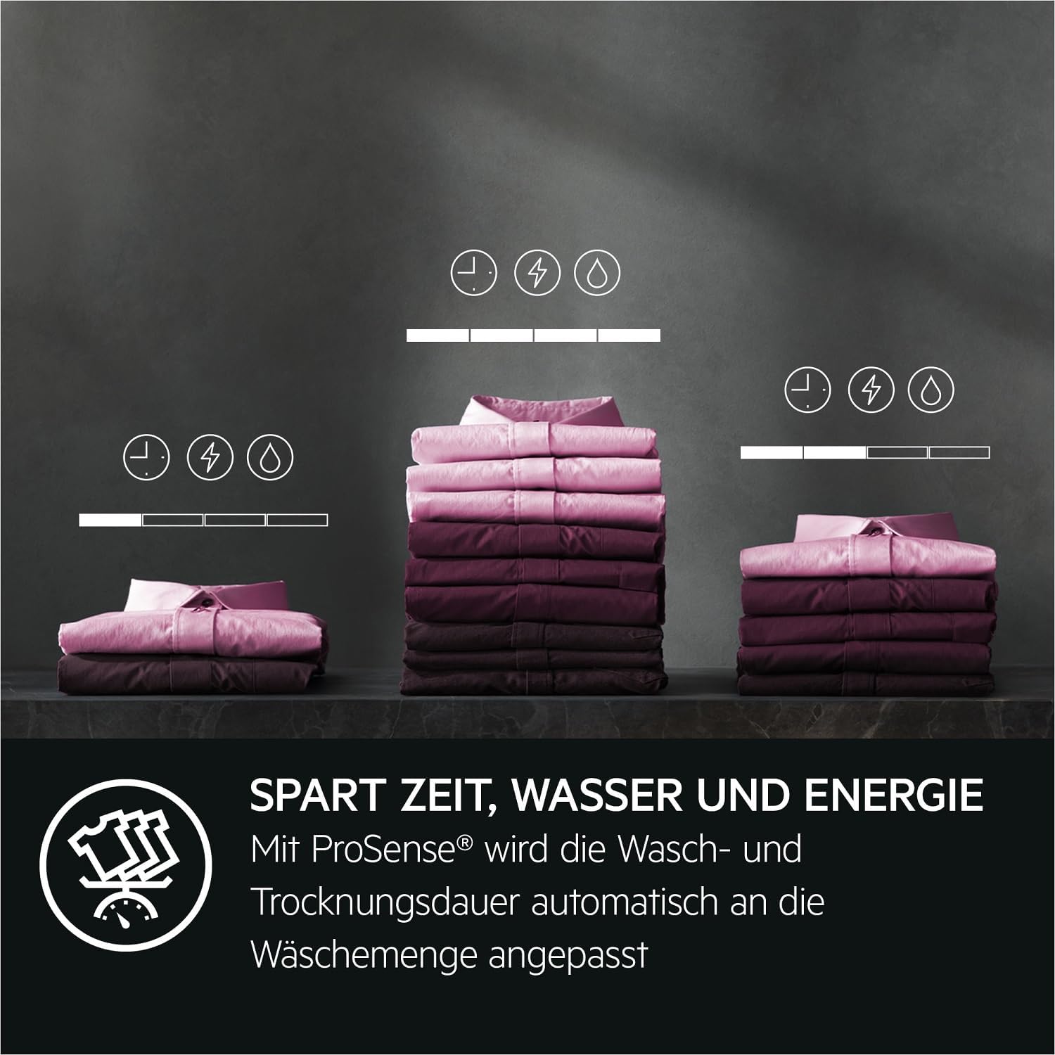 AEG L7WBA60680 Waschtrockner / DualSense - schonende Pflege / 8 kg Waschen / 5 kg Trocknen / D / energiesparend / Mengenautomatik / Nachlegefunktion / ProSteam - Auffrischfunktion / 1600 U/min Weiß