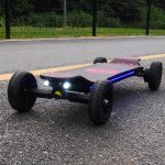 Electric Skateboard 4000 Watts | 12S3P | 35 mph | 22 Mile Range | 6��� Wheels | Cool Lights | �C Black