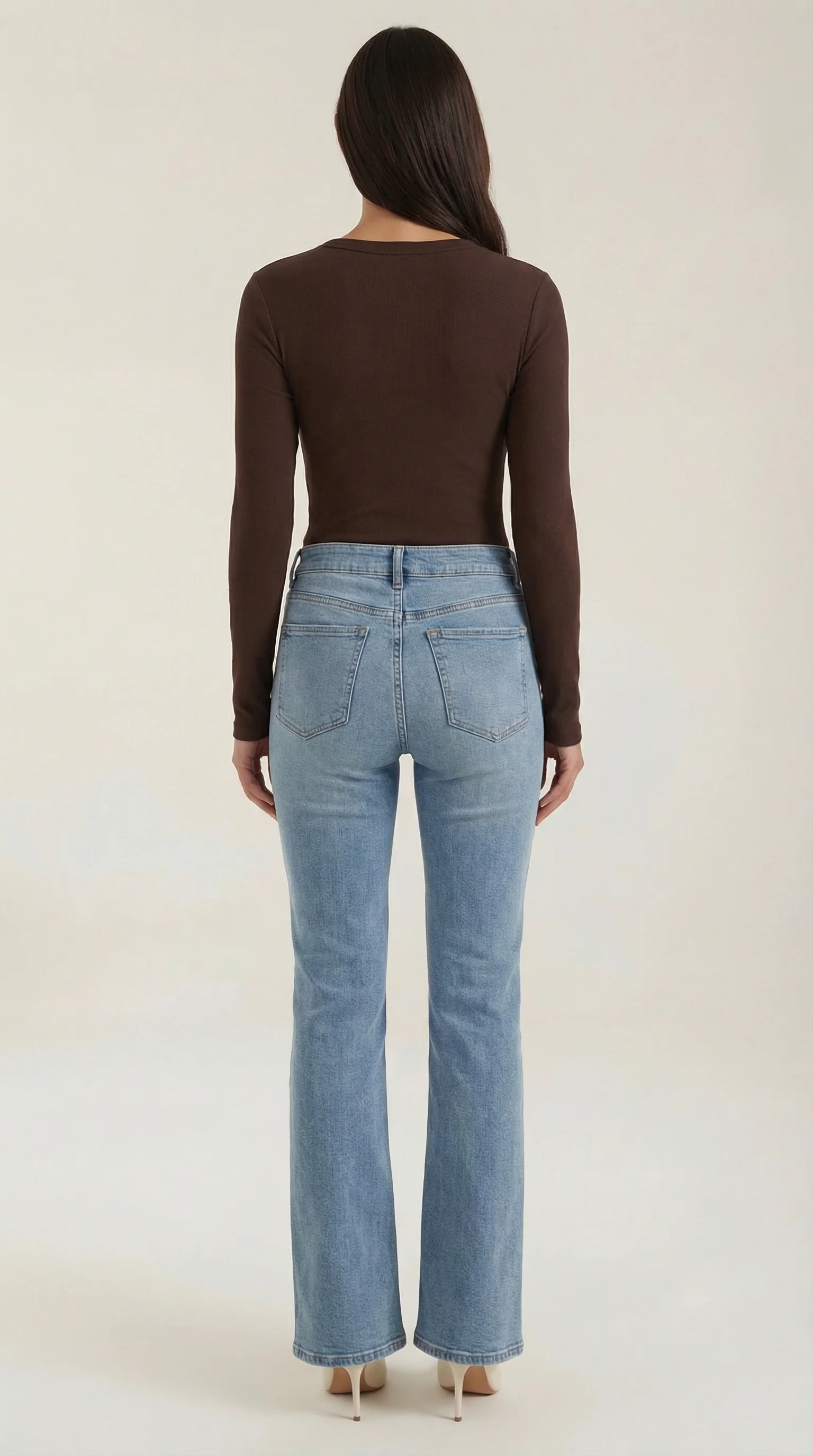 Langarmshirt mit gerippter Struktur
