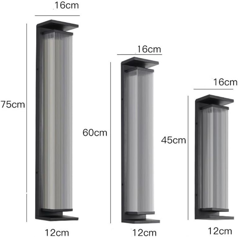 Wandleuchte, Außenbereich for Terrasse Villa Eingang Außensäule Innenhof(70cm)