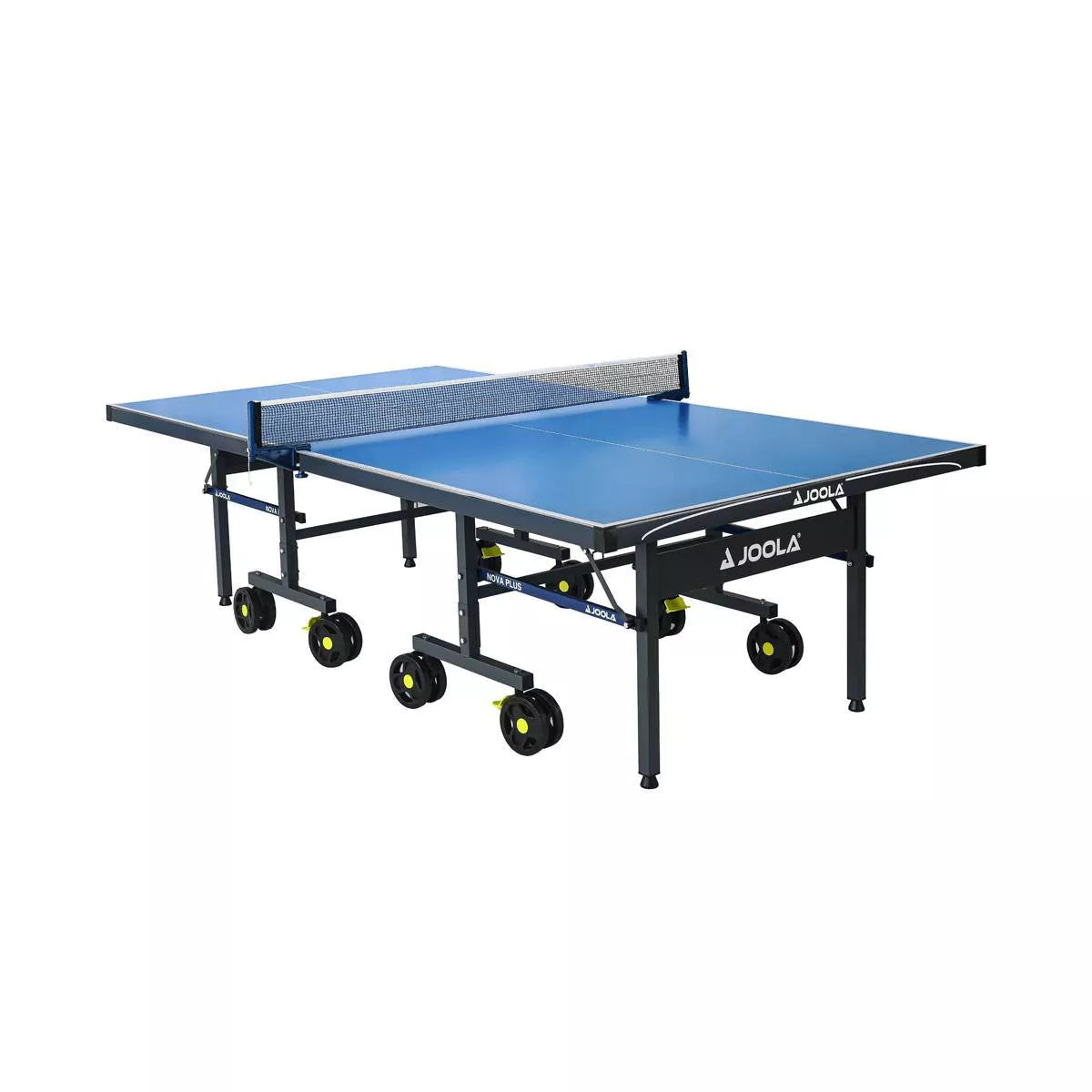 Tavolo da ping-pong da esterno JOOLA Nova Pro Plus con rete resistente alle intemperie, 9×5 piedi, pieghevole, superficie in alluminio