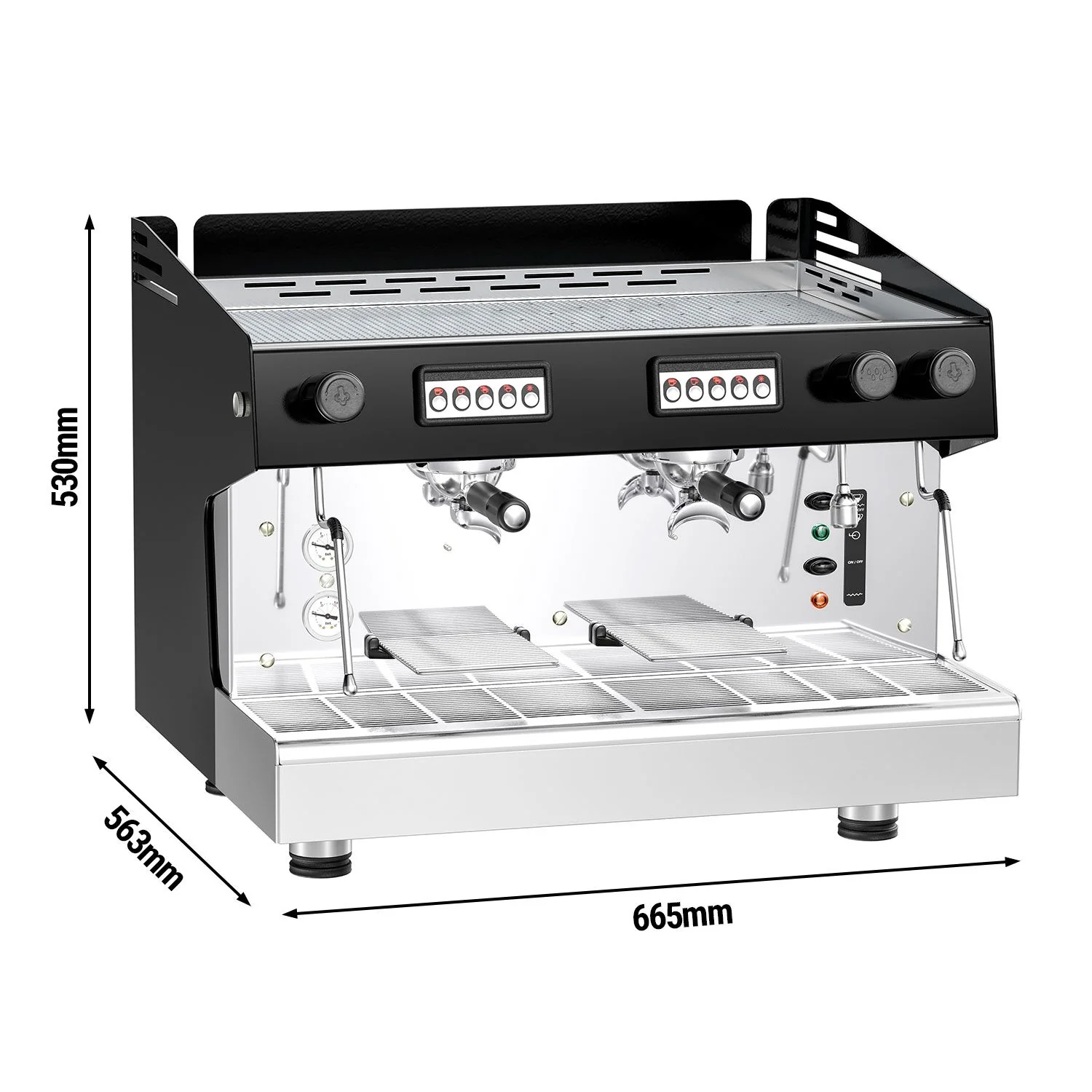 Espressomaskin - 2 Gruppe - Rustfritt st?l
