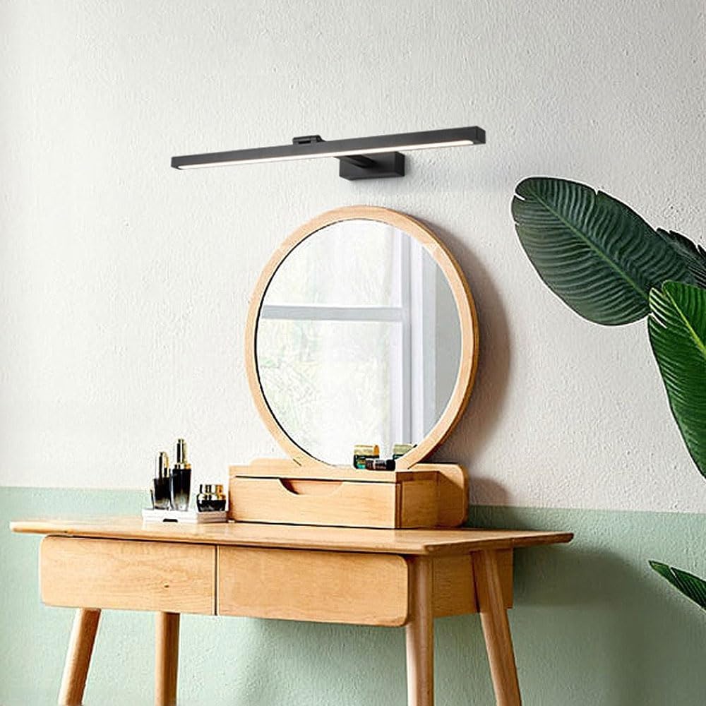 Verstellbare Badezimmer-Spiegel-Lichtleiste, moderne Vani-Wandleuchter für Make-up, Ankleidezimmer und Waschraum, helle lineare Befestigung für einfache Pflege