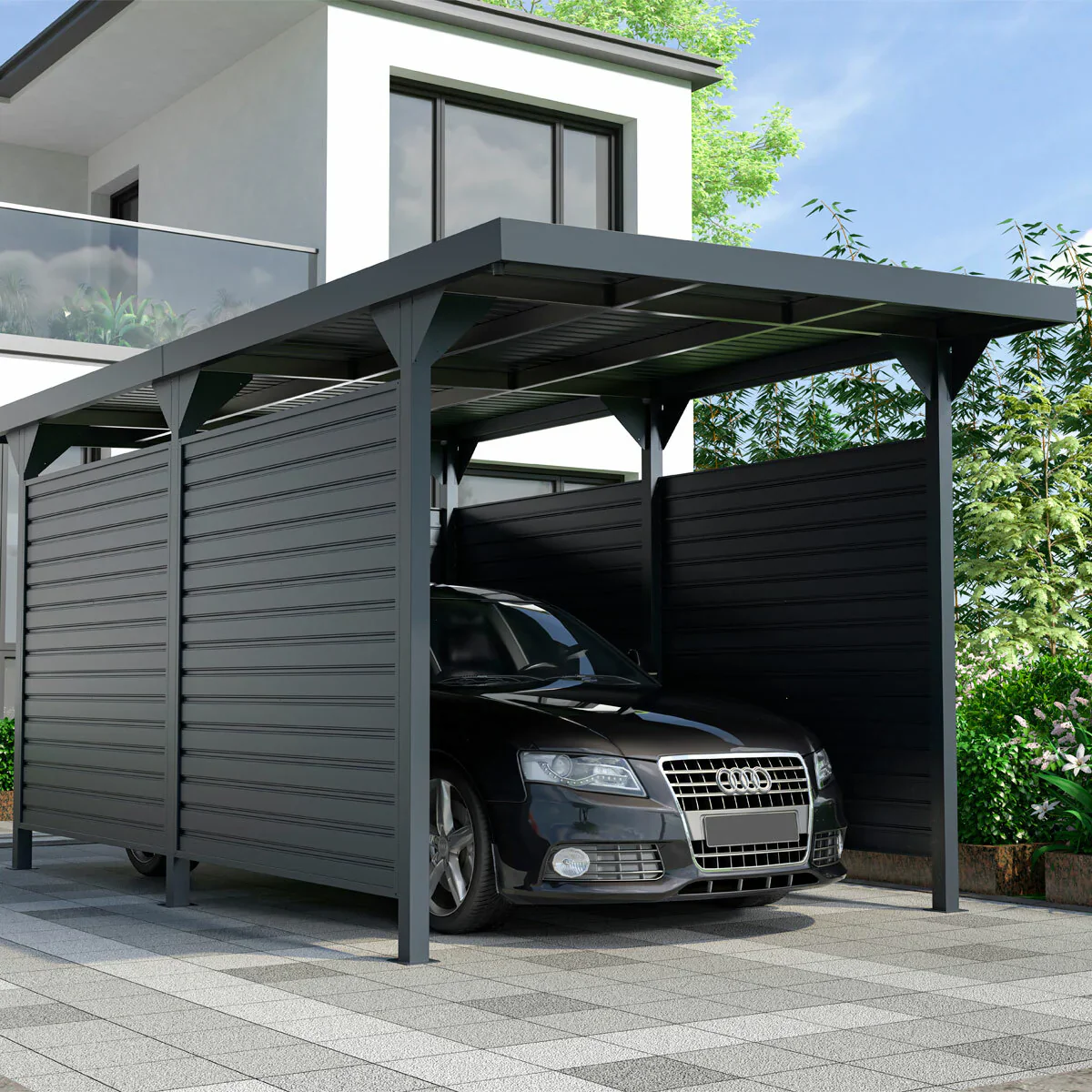 Fornorth carport Premium wanden