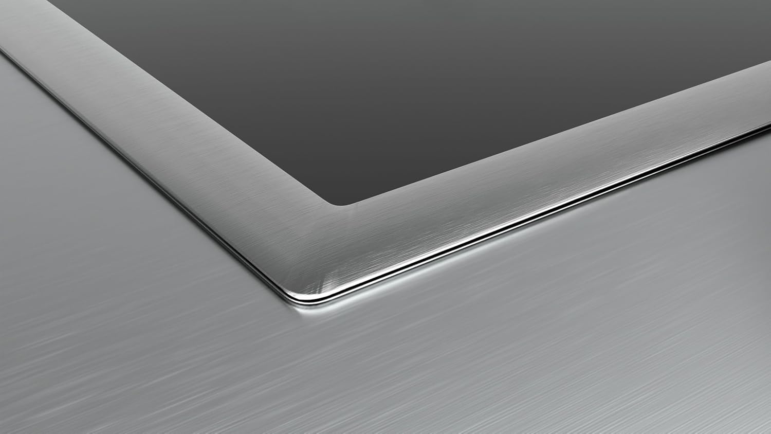 Siemens ET645HN17E iQ300 Glaskeramik-Kochfeld, 60 cm, Made in Germany, Flachrahmen-Design, zuschaltbare Bräterzone, touchControl - Steuerung per Fingertipp, Zweikreiszone 21 cm