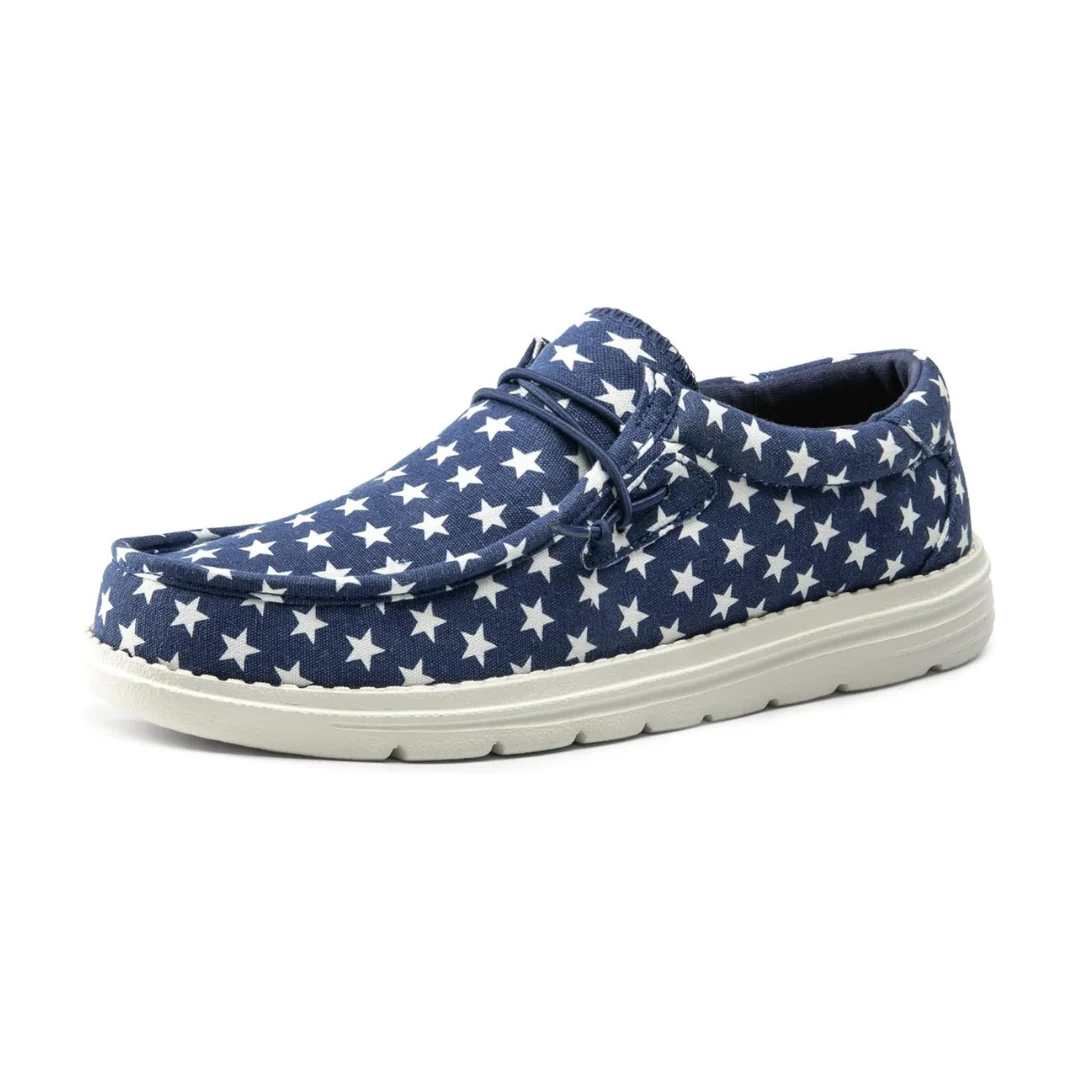 Men's Breathable Knit Loafers �C Navy Blue