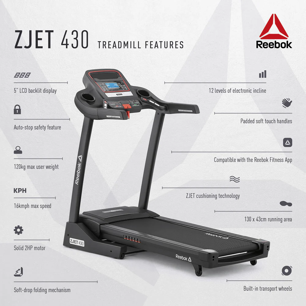 Reebok ZJET 430 Bluetooth Laufband