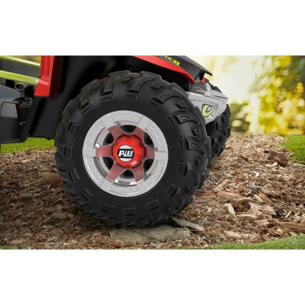 12V Power Wheels Dune Racer Extreme Battery-Powered Ride-On, Green