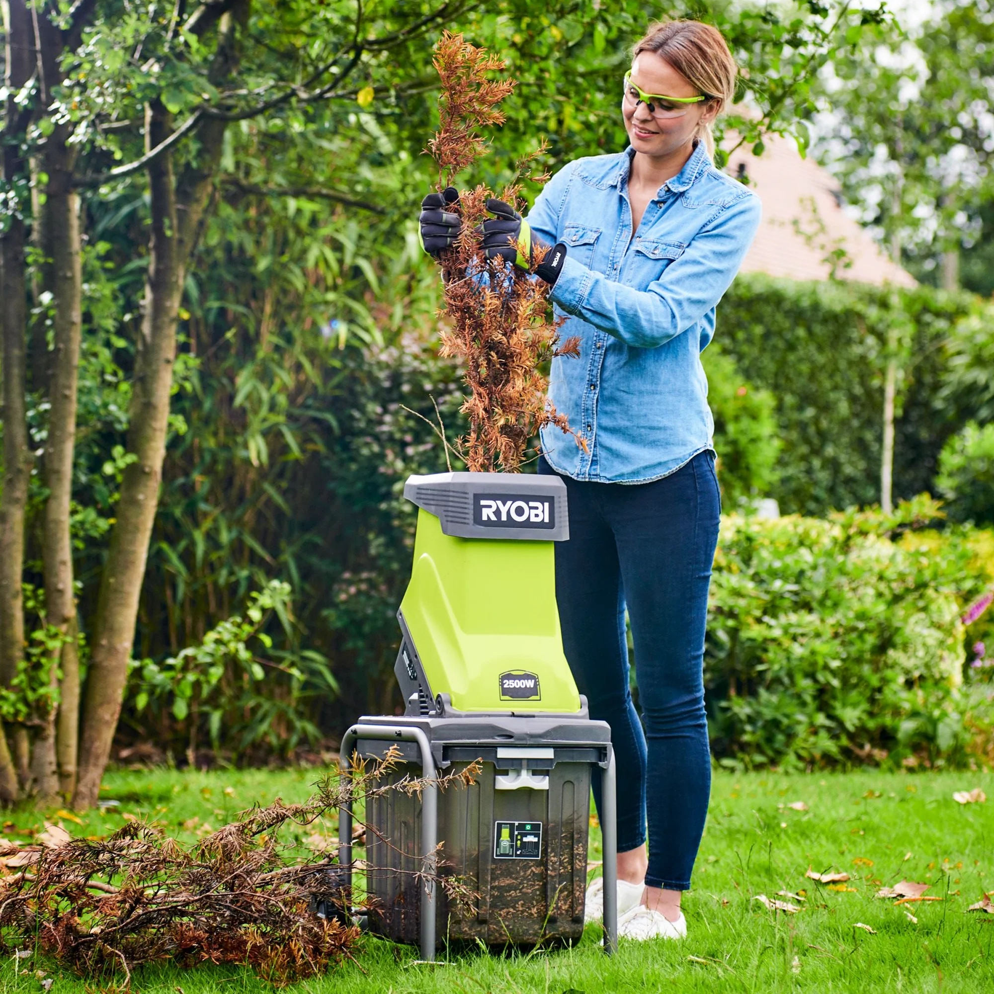 Ryobi RSH2545B 2500W Tuinafvalversnipperaar
