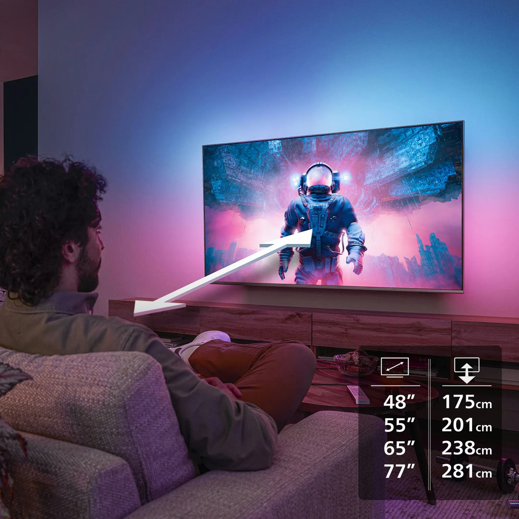 Philips OLED Ambilight 4K TV 65OLED760/12 - 65 inch