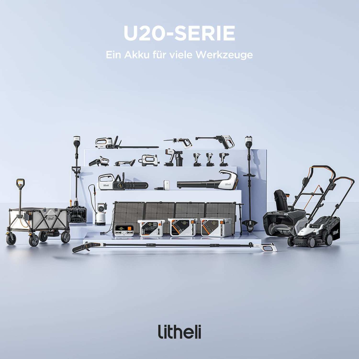 2025 U20 2 �� 20V 43 cm Borstelloze Zelfrijdende Grasmaaier | Inclusief 2 �� 4,0 Ah Accu��s | Moeiteloos maaien van oppervlakten tot 500 m2