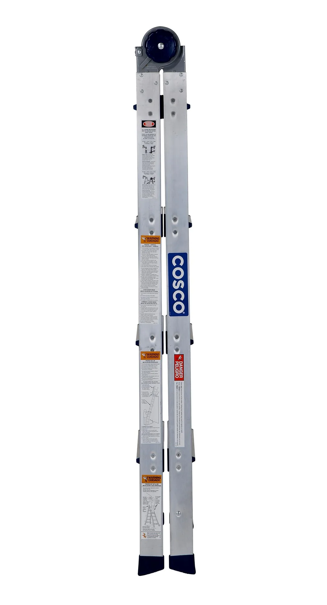2-in-1 Trap- en Uitklapladder, Bereik 2,64 m