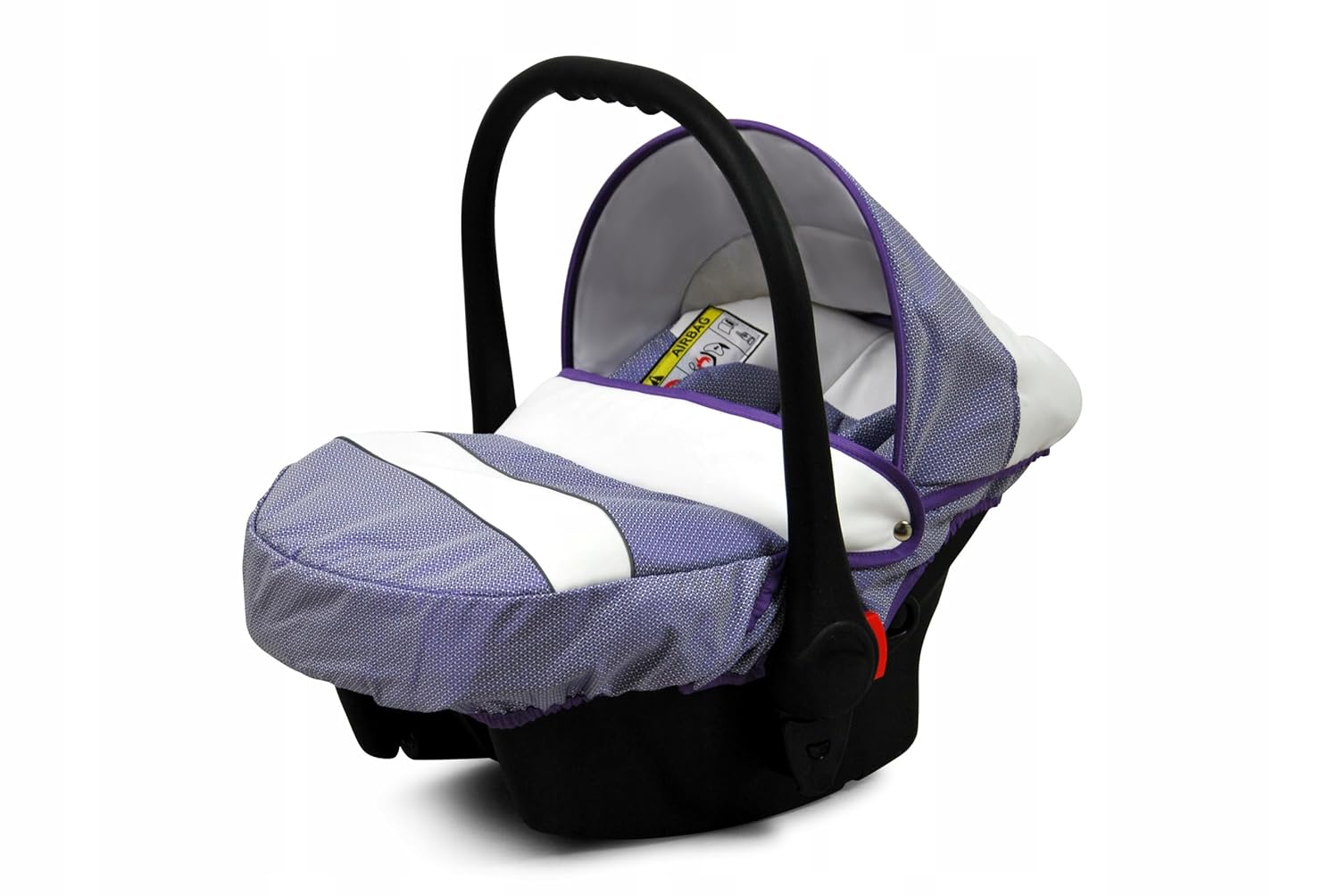 BabyLux® Bambimo Kinderwagen Set 3 in 1 - White Lux - incl. Babywanne, Buggy Sportsitz, Auto-Babyschale - Autositz - Kinderwagenset - Kombikinderwagen mit Wickeltasche, Regenschutz usw.