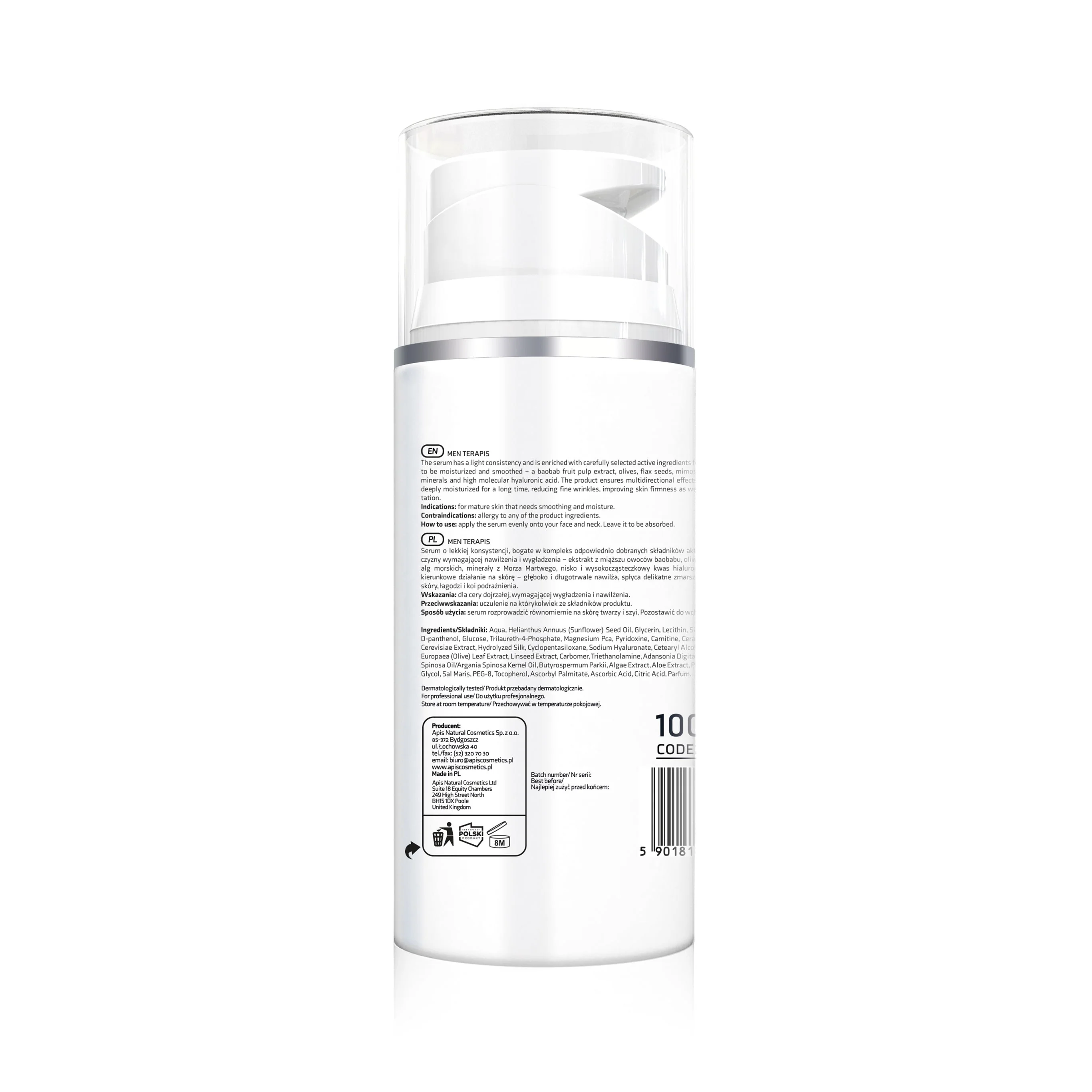 Apis MEN TERAPIS Moisturising Serum for Men | 100ml