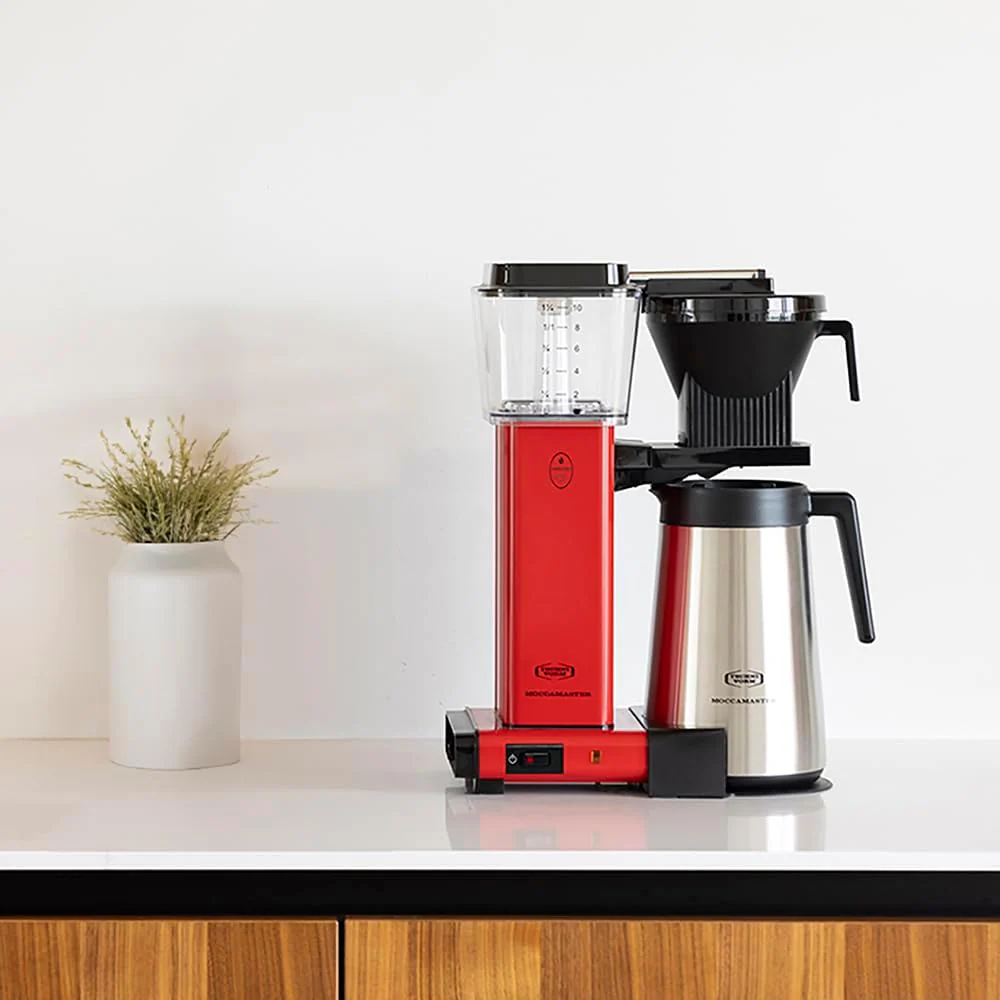 Moccamaster KBGT, filterkoffiezetapparaat met thermoskan, filterkoffiezetapparaat, Off-White, 1.25L
